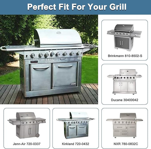 Grill Parts for Ducane 30400042, Jenn Air 720-0337, Kirkland 720-0432 720-0108 720-0193, Brinkmann 810-8502-S 810-8501-S, Grill Cooking Grates for Ducane 30400042 5 Burner Gas Grill