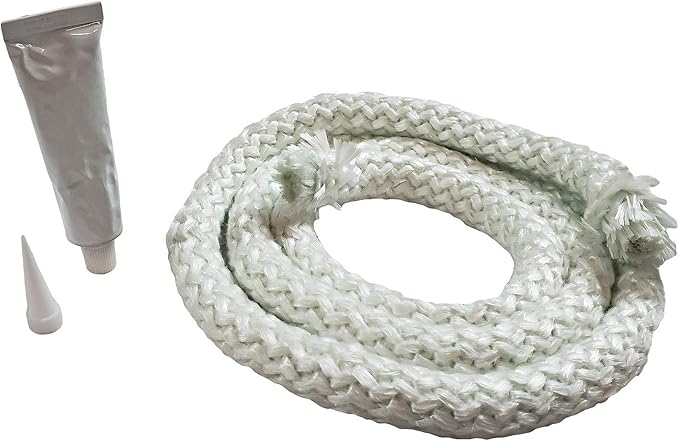 Pellethead Rope Gasket Replacement Kit for Pellet Wood Gas Fireplaces & Stoves (5/8" X 9')