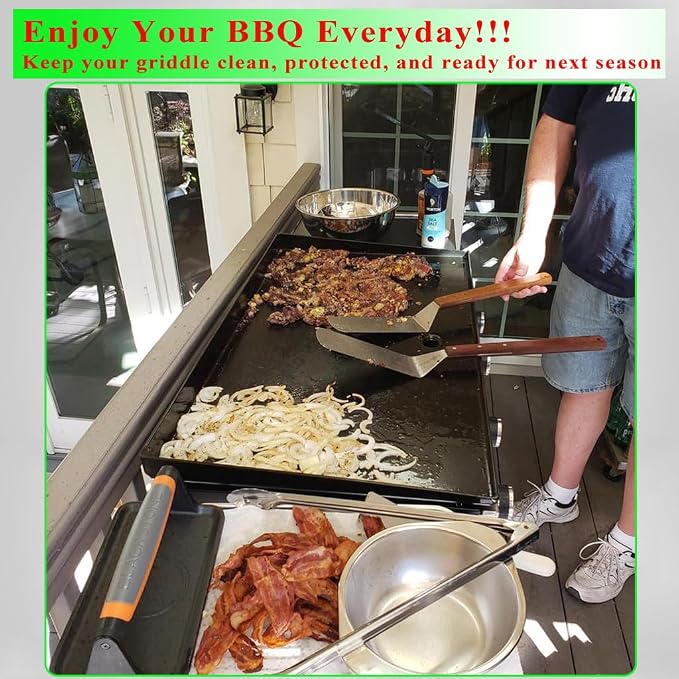 Griddle Cover for Members Mark Pro Series 5 Burner Outdoor Flat Top Gas Griddle, 600D Heavy Duty Waterproof for Members Mark Griddle Cover 5 Burner Replacement