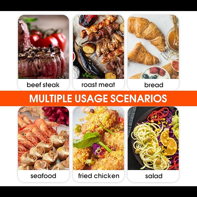 5 Pcs BBQ Tongs for Korea & Japanese Baebeque, Stainless Steel Grill Tongs Bbq Tong Self Standing Grilling Stencils(5 Pcs Rounds Tips)