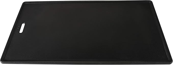 Monument Grills 9.45" x 17.7" 96333 Reversible Cast Iron Cooking Plate for Monument Denali 405, Denali 425, 35633, 24633, 24367, 41847NG, 77352