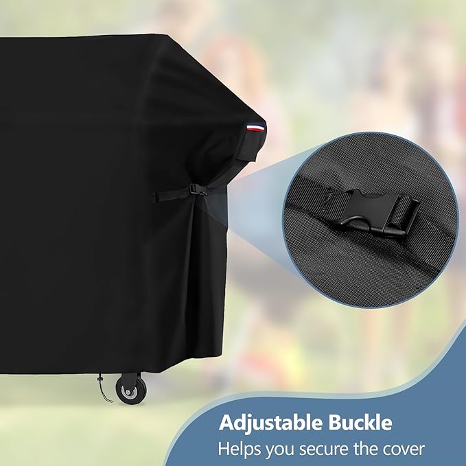 Grill Cover for Blackstone 2350 On-the-Go 22” Omnivore Flex-Fold Griddle with Locking Hood, Portable Griddle Covers, Waterproof BBQ Cover for Outdoor Griddle - 41x25x37 in
