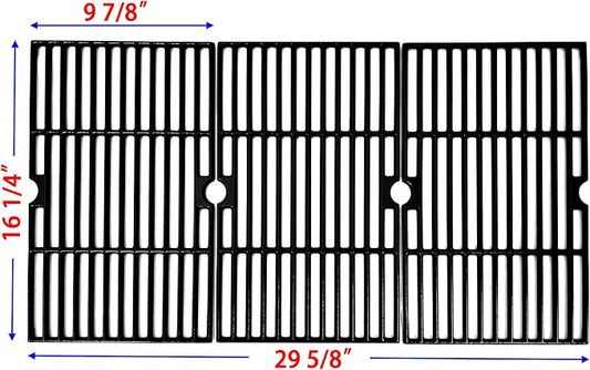 DC145 16 1/4" Cooking Grates Replacement for Dyna Glo DGF510SBP, DGF510SSP,DGF510SSP-D, DGB515SDP,DGF530SRP, Uniflame GBC1059WB,GBC1059WE-C, Backyard Grill BY12-084-029-98, BY13-101-00-13