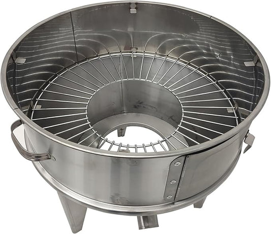 Commercial Charcoal Roast Duck Oven 23.6x53 Inches Stainless Steel 3 Tier Barbecue Grill BBQ Beijing Duck Turkey Roasting Machine with Detachable Shelf and Hooks for Chicken Vegetables Lamb
