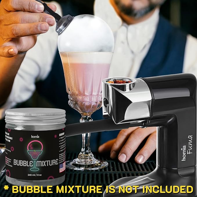 Cocktail Smoker Kit - Whiskey Smoker Kit - Smoke Infuser - Premium Kit, 14 PCS with Accessories and Wood Chips - Indoor Smoker - Gift for Men