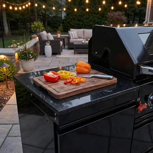 63 Inch Outdoor Kitchen Island, 6-Burner 85000 BTU Propane Stainless Steel BBQ with Side/Rear Burners, Outdoor Kitchen Bar Barbecue Island Grill,Marble Countertops,For Backyard BBQ