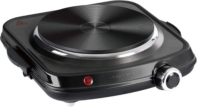 EUROSTAR Single Burner, Black