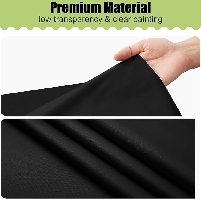 Smiry Disposable Table Cloth - 12 Pack, 54 x 108 Inch Waterproof Rectangle Tablecloths for Parties, Decorative Plastic Table Cover, Leakproof & Sturdy, Black
