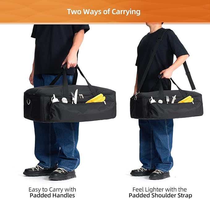 Pizza Oven Carry Bag for Ooni Volt 12 & Volt 2, 6mm Padded, Bag Only