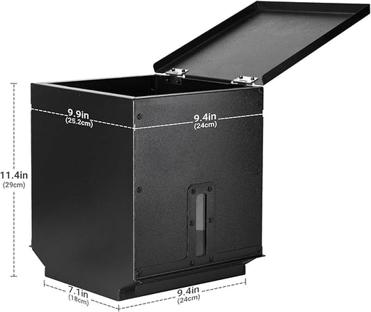 Stanbroil Pellet Grill Hopper Extension, Pellet Smoker Accessories for Traeger Pro Series 22, 34, 575, 780, Tailgater 20, Junior 20, Bronson 20, Black