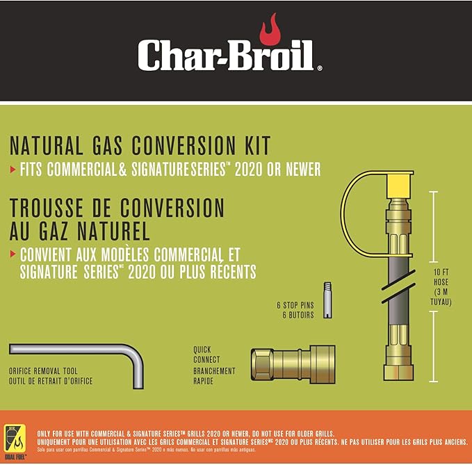 Charbroil Natural Gas Conversion Kit, 2020 and Newer - 8216842R04