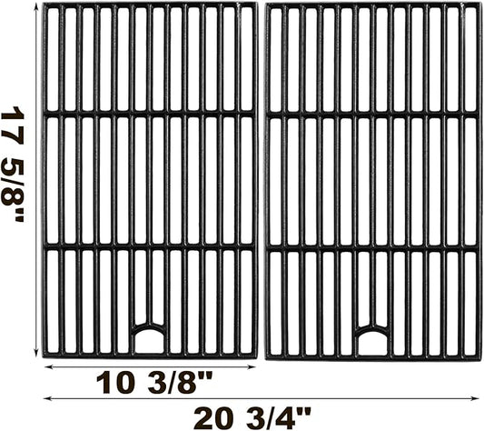 DGB390SNP-D Grate Replacement Parts for Dyna Glo DGB390SNP DGB390BNP-D BGB390SNP DGB390CNP DGB390GNP-D Grill Grates Dyna-glo 3 Burner Gas Grill Cast Iron Cooking Grates Grill Parts 104-13002