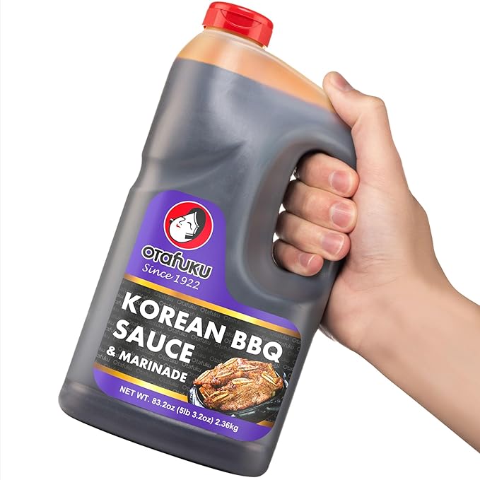 Otafuku Korean BBQ Bulgogi Sauce Marinade, Restaurant Bulk Size - 83.2 Ounces (1/2 Gallon)- Pack of 1
