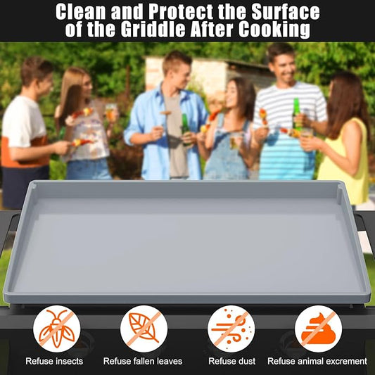 Silicone Griddle Mat Cover for Blackstone - 36 Inch True All-Encompassing Coverage Heavy Duty Food Grade Grill Buddy Mat, All Season Cooking Surface Protective Cover