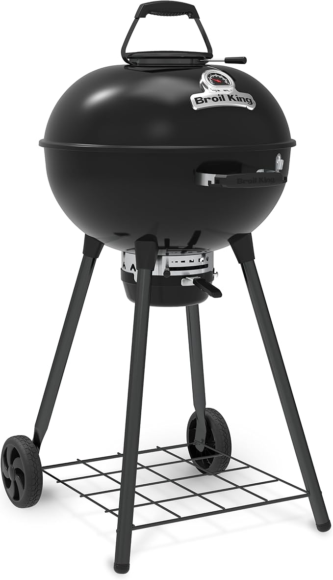 Broil King 401110B Kettle 22.5-IN Crown Charcoal Grill in Black