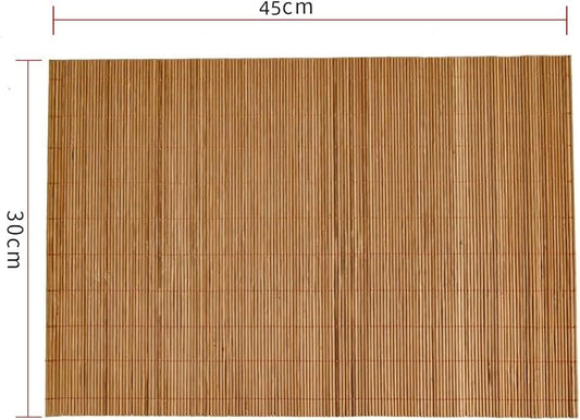 1PCS Dining Table Kitchen Placemat, Heat-Resistant Place Mat Stain Resistant Anti-Skid Washable Bamboo Table Mat Placemat Kitchen Table mat