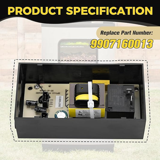 9907160013 Power Circuit Board Replacement for Masterbuilt Digital Electric Smoker MB20070619, MB20071117, MB20071418, MB2007161