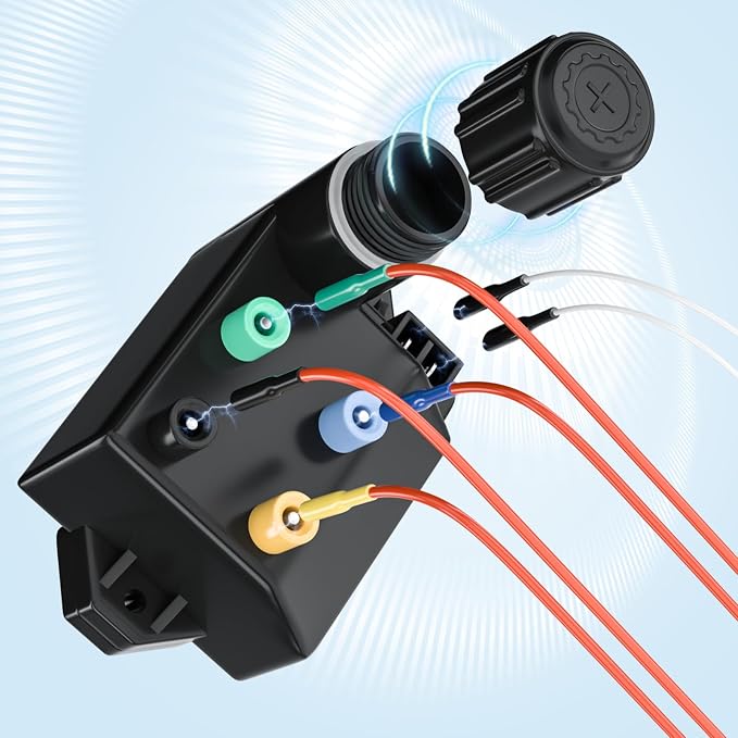 GRISUN 66355 4-Outlet Igniter Kit for Weber Genesis II Grills | 4-Outlet Electronic Ignition; Fits 2017 and Newer Weber Genesis II E210, E410, LX410 and SE410 Gas Grills