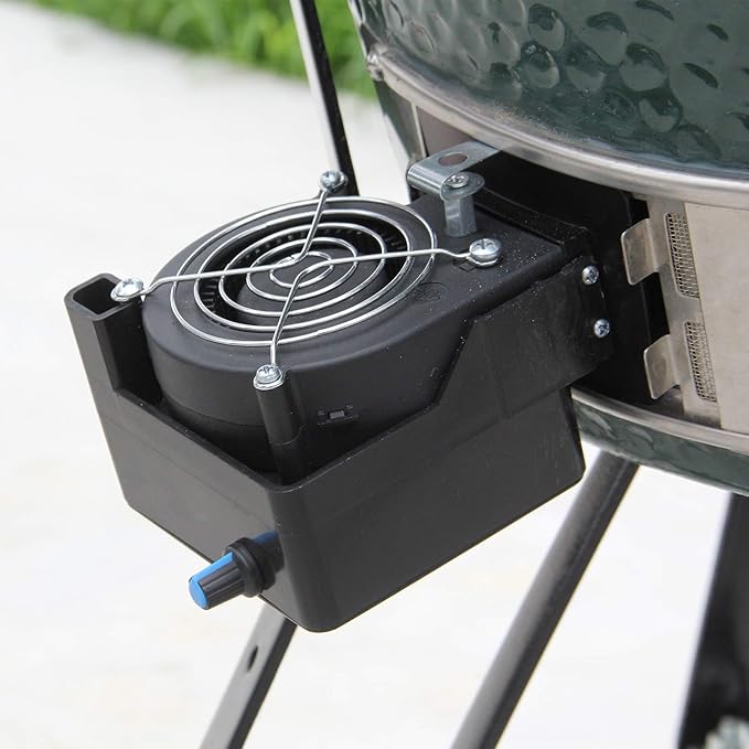 Grill Air Blower Fire Starter for XL Big Green Egg Accessories Grill Fan Shorten The Time of Ignite The Charcoal