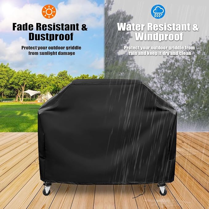 Mini Gas Grill Cover for Oklahoma Joe's Rambler Portable Charcoal Grill | 27x20x22,Waterproof Dustproof Heavy Duty Oxford Fabric