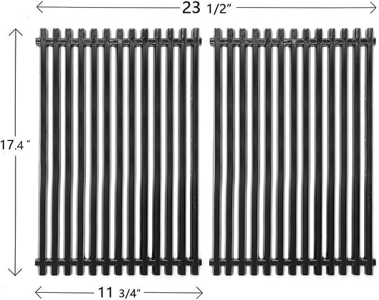 Hongso Replacement Parts for Weber 3 Burner Genesis Silver B & C Genesis Gold B/C, Spirit E310 E320 700 Grills with Side Mounted Control, 7525 Grill Grates, 7536 Flavorizer Bars, 7508 Burner Tubes Kit