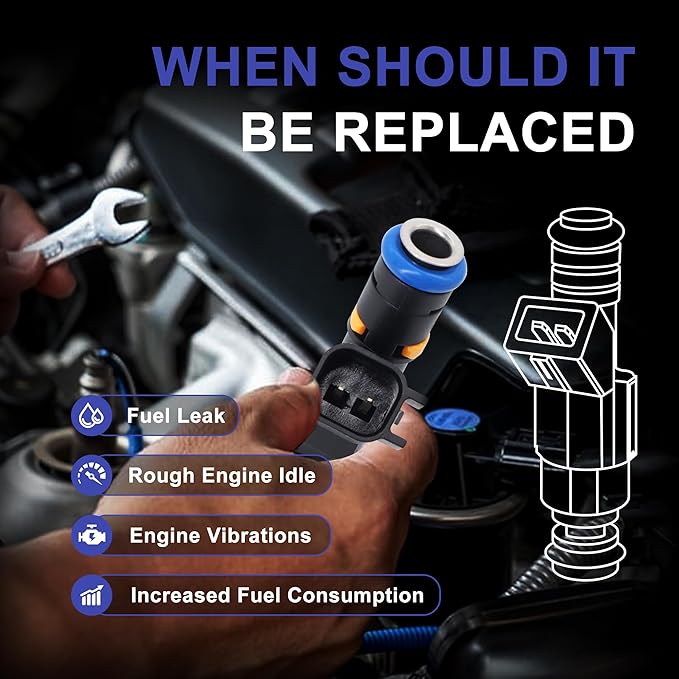 HiSport Fuel Injector 1PC Replacement For Ford F150 2007-2008, F250 F350 Super Duty 5.4L 2007-2010,Compatible with Lincoln Mark LT 2007-2008 Replace 62402 7C3Z9F593A 0280158138
