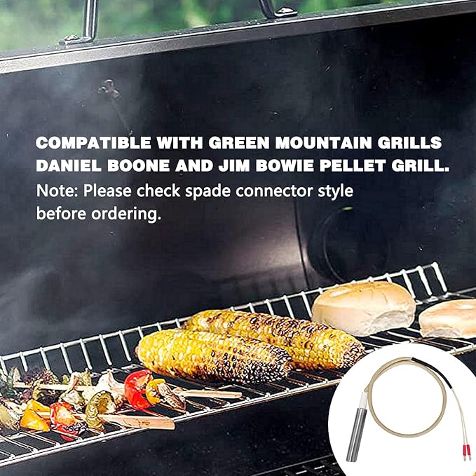 Replacement Igniter for 110V Green Mountain Daniel Boone and Jim Bowie Pellet Grill