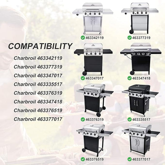 Repair Kit for Charbroil 463347017 463342119 463335517 463377319 463376017 463347418 463349917 463376217 463376519 463376319 463332718 Grill Parts
