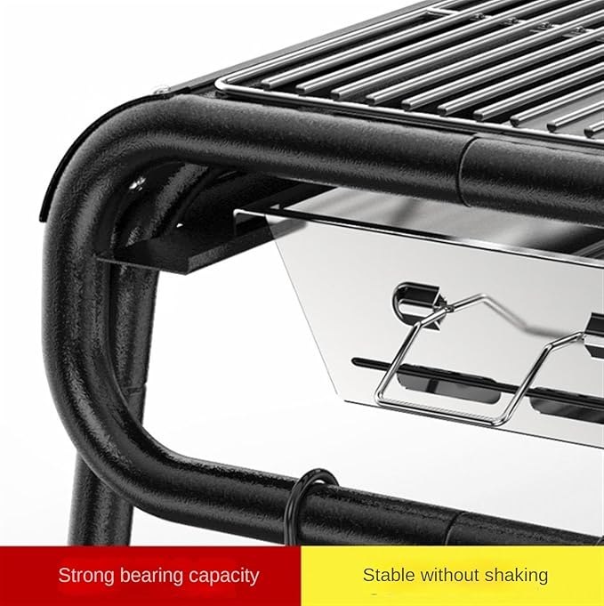 Camping Barbecue Grill Outdoor Portable Charcoal Grills Foldable Barbecue Grill for Camping Patio Backyard Barbecue Charcoal Grill
