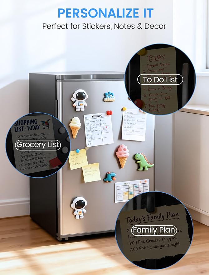COWSAR 3.1 Cu.ft Mini Fridge, Compact Dorm Size Refrigerator with Reversible Single Door, Adjustable Thermostat, Energy Saving, Commercial Small Fridge for Bedroom Apartment Office, Silver