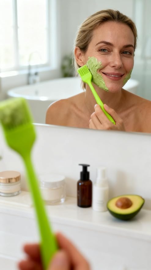 Green Silicone Pastry Basting Brush - Food Grade BPA Free, Heat Resistant Up to 660°F/315°C, Dishwasher Safe Cooking Brush for Baking, BBQ, Grilling, Sauce,Butter,Cake & Bread