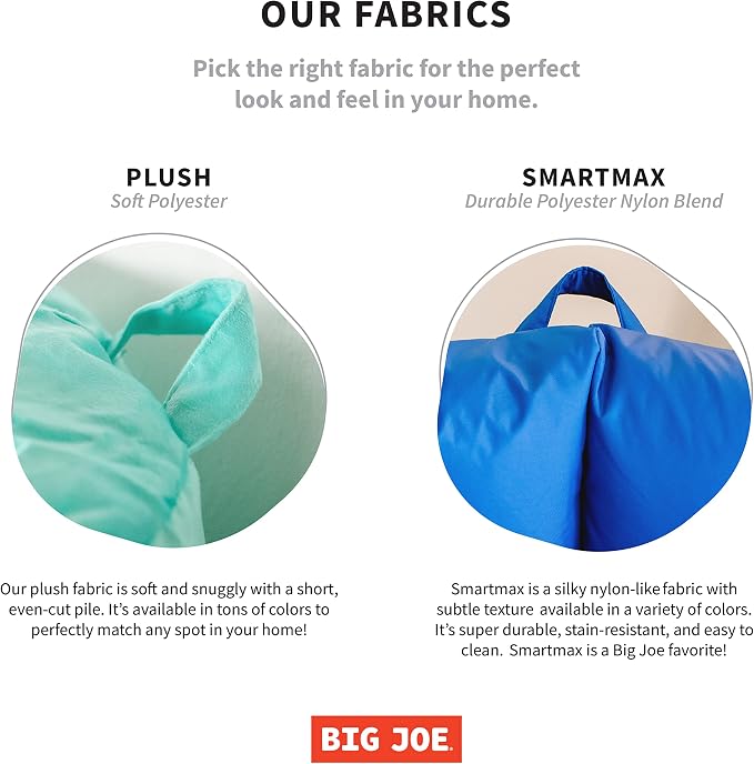 Big Joe Milano Plushie Indigo Tie Dye Beanbag Chair