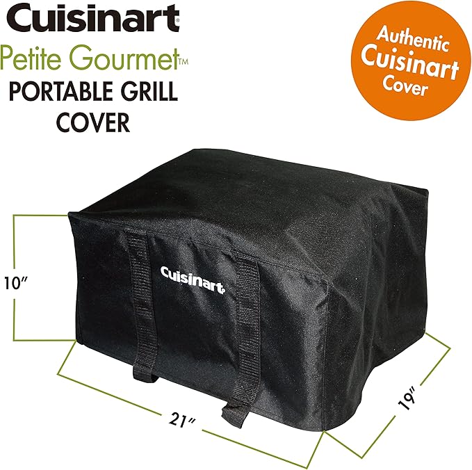 Cuisinart CGC-19 VersaStand Grill Tote Cover Measures 21 x 19 x 10 inches