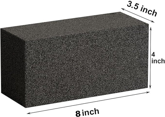 12 Pack Grill Cleaner Brick for Outdoor&Restaurant. Heavy Duty Grill Cleaning Brick. Pumice Stone Cleaner Tool Grill Brick for Cleaning Flat Top Grills Griddles Effectively Without Harsh Chemicals