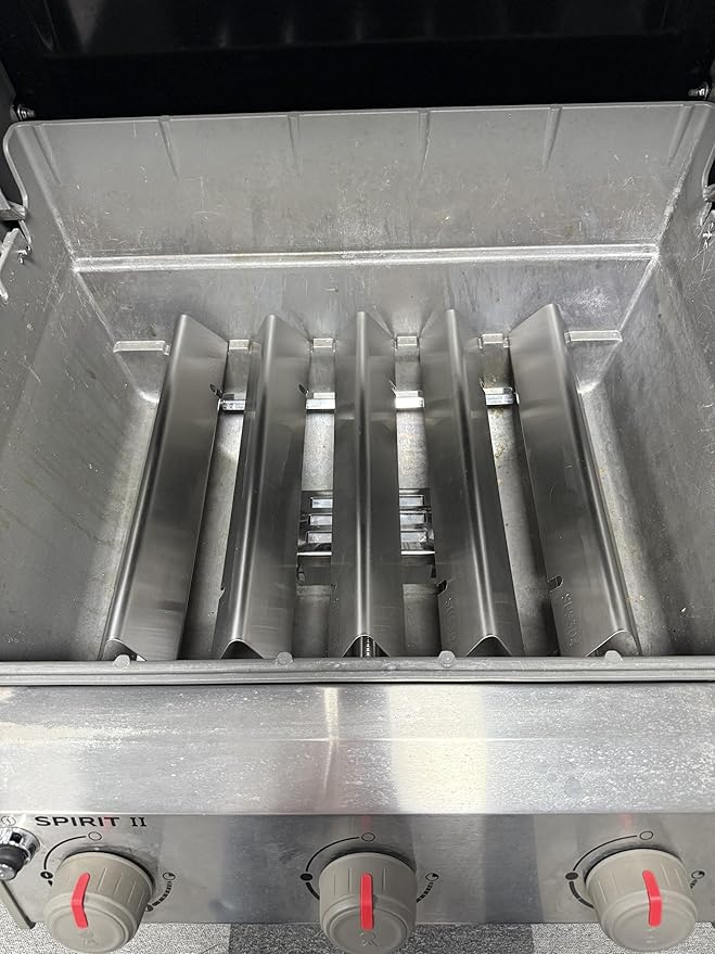 3400302 Flavorizer Bars for Weber GS4 Spirit II/I 300 SER E310 E320 S310 S320 Accessories Weber GS4 Spirit 2 Grill Replacement Parts Webber 7636 69797 67046 Burner Covers 15.3", 304 Stainless Steel