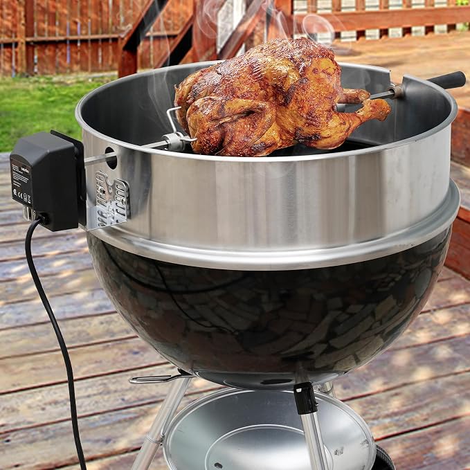 Onlyfire Universal Barbecue Grill Stainless Steel Rotisserie Motor Bracket