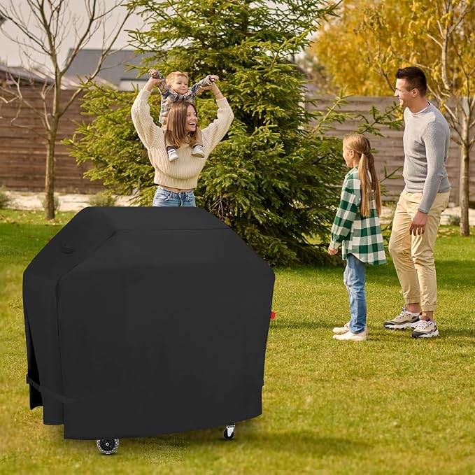 Outdoor Grill Cover Fits Cuisinart 28" Griddler and Broiler Combo CGG-9020 & 28" Griddle with Hood CGG-9748, Cover Geny Waterproof 600D Heavy Duty BBQ Griddle Covers, 54" L x 28" D x 39" H.