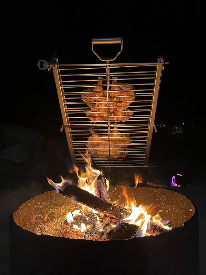 Asador Cross Grill - Stainless Steel Outdoor Argentine/Patagonia Style BBQ