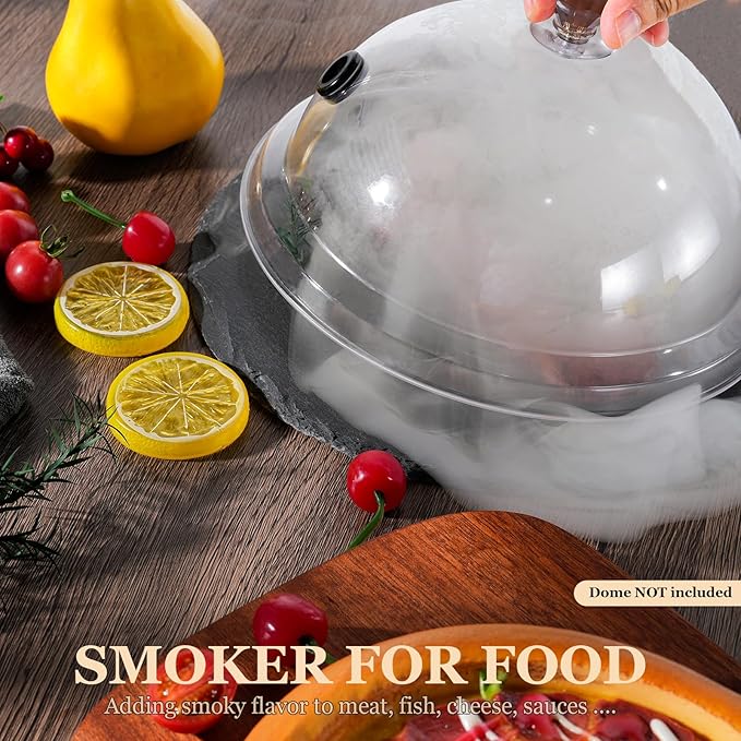 Electric Cocktail Smoker Kit - Rechargeable Whiskey Smoker Kit with Smoking Gun,Smoked Old Fashion Cocktail Bourbon Infusing Kit,8 Wood Chips,Birthday Unique Gifts for Men Husband,Bar Tool Set, Black