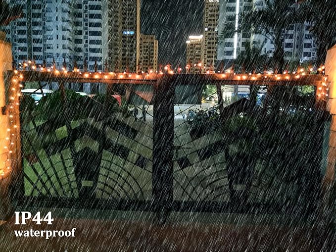 100 Clear Mini Brown Wire Christmas Lights 23ft Incandescent Waterproof UL Certified Fairy String Lights for Outdoor Indoor Home Party Holiday Xmas Tree Decoration