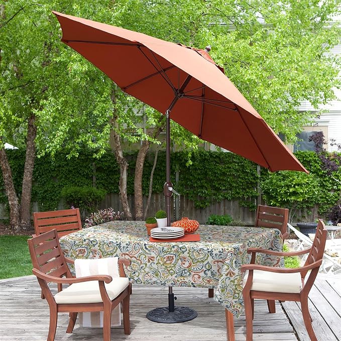 LVTXIII Rectangle Outdoor Tablecloth with Umbrella Hole and Zipper, Water-Repellent 60 x 84 Inch Patio Table Cover for Picnic, Garden, Backyard Dining, Paisley Botanical