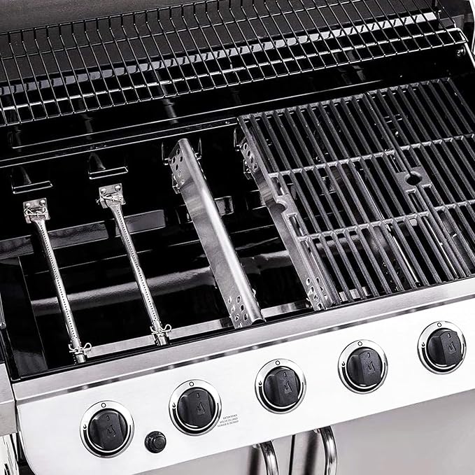 Char Broil Grill Replacement Part, Charbroil Grill Burner;5-Burner | Burner L=17.75 inch,304 Stainless Steel;For Charbroil Performance 5 & 4 Burner Grills 463347519 463373019 463342119 463243519