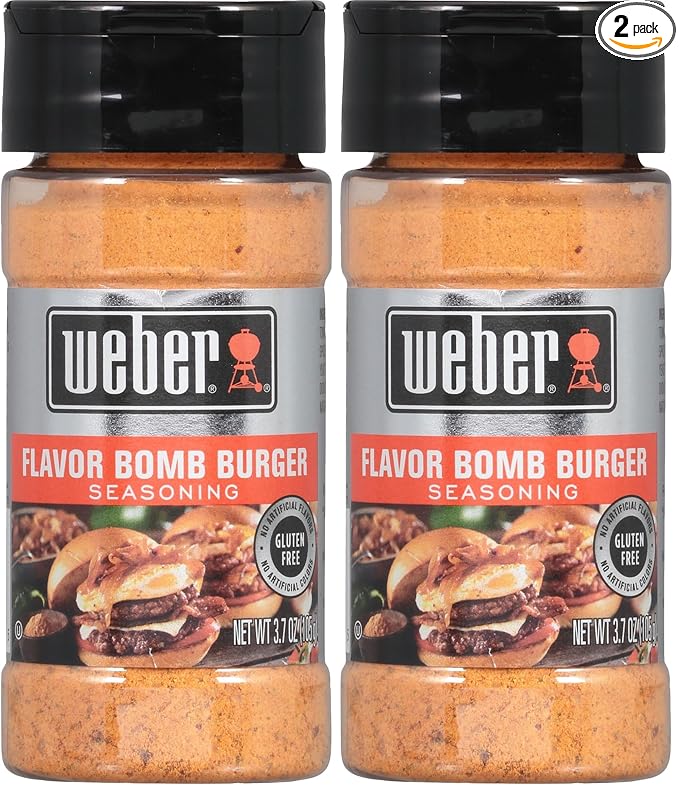 Weber Flavor Bomb Seasoning, 3.7 Ounce Shaker (Pack of 2)