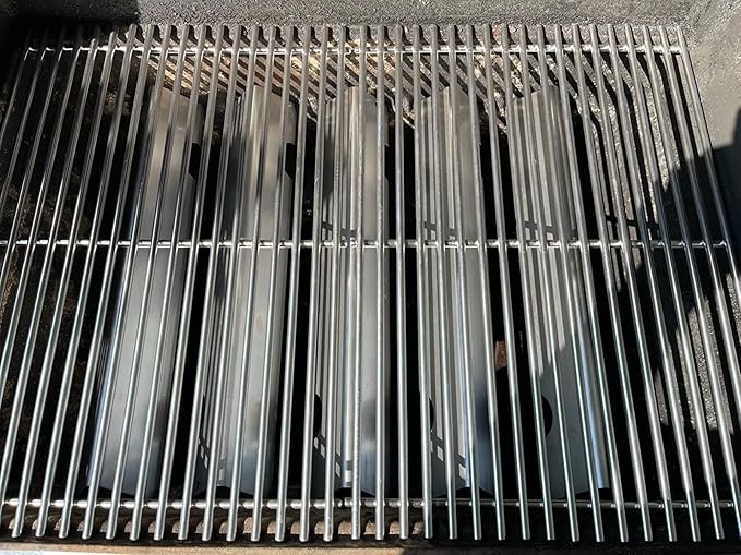 Grill Parts for Weber Genesis 2 GS4 Replacement 3 Burner Genesis II/II LX 300 & Genesis 300(2022 Y),Webber Flavorizer Bars 66032 67095,Grates 66095 66802,Heat Deflector 66685 66040 &Burner 67489 67490