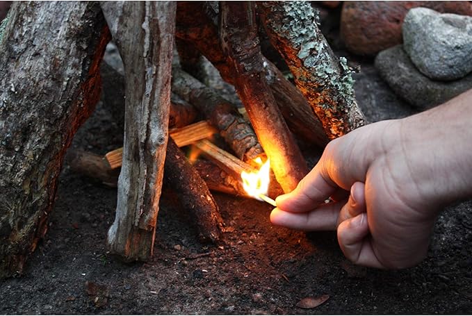 Betterwood 5lb Fatwood Natural Pine Firestarter (3 Pack) for Campfire, BBQ, or Pellet Stove; Non-Toxic and Water Resistant