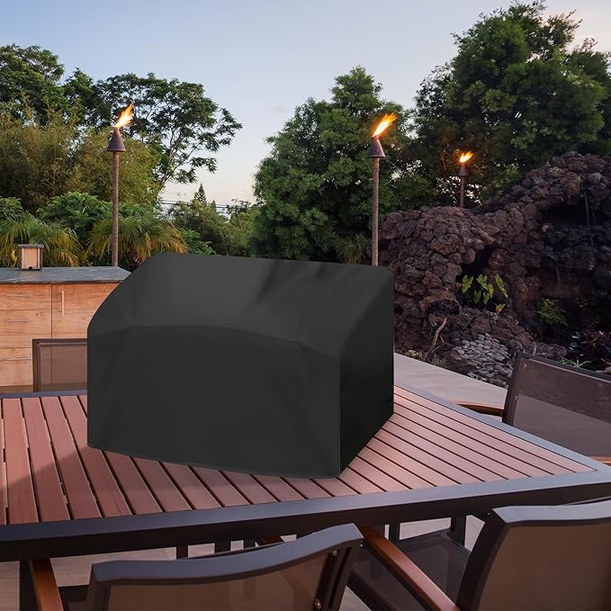 Grill Cover for Monument 19" Tabletop Propane Gas Grill 13472 and G22, 20 Inch Heavy Duty & Waterproof Gas BBQ 2B Table Top Grill Cover, Outdoor Barbecue Cover