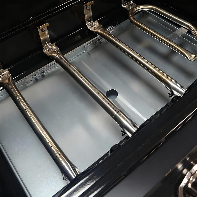 Dyna Glo Grill Replacement Parts, Grease Tray with Catch Pan | Gas Grill Grease Tray Adjustable Drip Pan Fits 4/5 Burner Nexgrill Charbroil Kenmore Expert Grill 24"-30" Universal size