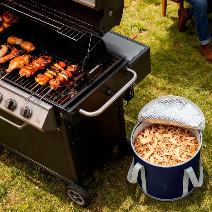 20 Lbs Wood Pellet Storage Bag:Outdoor Waterproof Firewood Carrier, BBQ Smoker Charcoal Fuel Container, Camping Fire Wood Carrying Accessories
