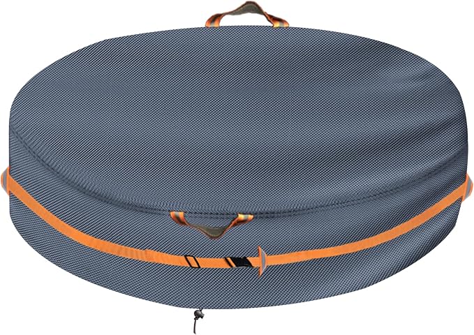 Round Sandbox Cover,Waterproof Dustproof Children's Outdoor Sandpit Toy Protective Cover Protective for Sand and Toys Away from Dust and Rain,Round Pool Covers,Circular Outdoor Cover 40"x9"H.