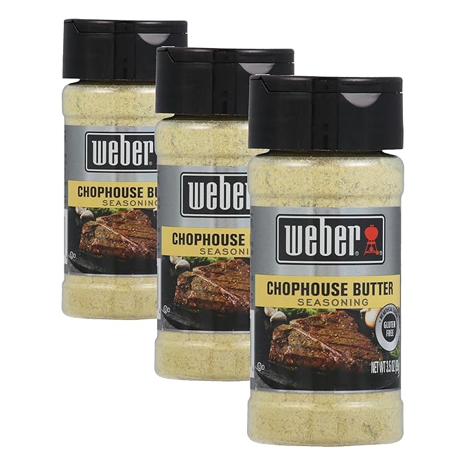 Weber Chophouse Butter Seasoning, 3.5 Ounce Shaker (Pack of 3)